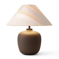 Menu Torso LED tafellamp, bruin/crème/beige, 37cm