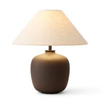 Menu Torso LED tafellamp, bruin/wit, 37cm