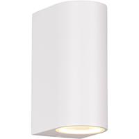 BES LED Led Tuinverlichting - Buitenlamp - Trion Royina Up And Down - Gu10 Fitting patwaterdicht Ip44 - Rond at Wit -
