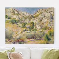 Bilderwelten Leinwandbild - Querformat Auguste Renoir - Felsen bei Estaque