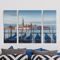 Bilderwelten 3-teiliges Leinwandbild Architektur & Skyline - Querformat San Giorgio in Venedig
