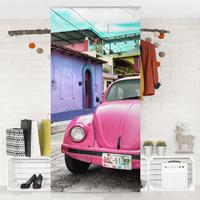 Bilderwelten Raumteiler Architektur & Skyline Pink VW Beetle
