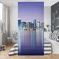 Bilderwelten Raumteiler Architektur & Skyline Purple Miami Beach