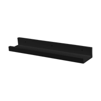 Lisomme Liv houten wandplank zwart - 50 x 10 cm