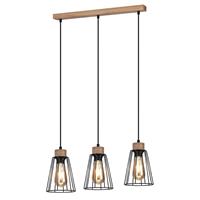 Envolight Dorvi hanglamp, 3-lamps lineair