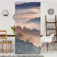 Bilderwelten Raumteiler Natur & Landschaften Nebel bei Sonnenuntergang
