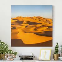 Klebefieber Leinwandbild Wüste Murzuq Desert In Libya