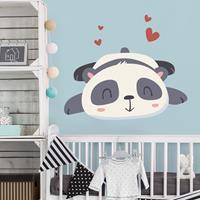 Bilderwelten Wandtattoo Kinderzimmer Verliebter Panda