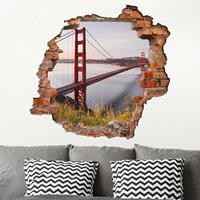 Bilderwelten 3D Wandtattoo Golden Gate Bridge in San Francisco