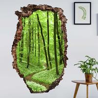 Bilderwelten 3D Wandtattoo Romantischer Waldweg