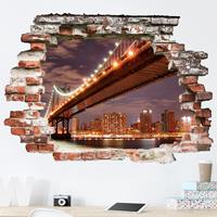 Bilderwelten 3D Wandtattoo Manhattan Bridge