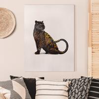 Bilderwelten Leinwandbild Goldener Panther