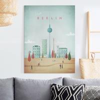 Bilderwelten Leinwandbild Reiseposter - Berlin