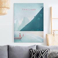 Bilderwelten Leinwandbild Reiseposter - Thailand