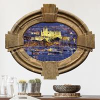 Bilderwelten 3D Wandtattoo Palma de Mallorca City Skyline und Hafen