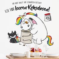 Bilderwelten Wandtattoo Kinderzimmer Pummeleinhorn - leere Keksdose!