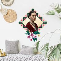 Bilderwelten Wandtattoo Blumen Frida Kahlo - Blumen und Geometrie