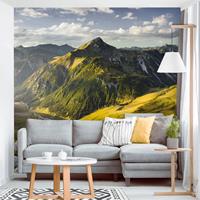 Bilderwelten Fototapete Berge und Tal der Lechtaler Alpen in Tirol