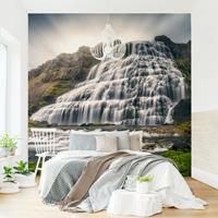 Bilderwelten Fototapete Dynjandi Wasserfall