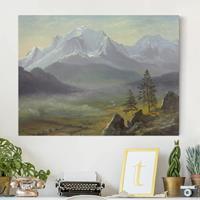 Klebefieber Leinwandbild Kunstdruck Albert Bierstadt - Mont Blanc