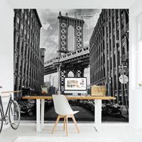 Bilderwelten Fototapete Manhattan Bridge in America