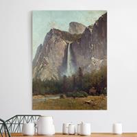 Klebefieber Leinwandbild Kunstdruck Thomas Hill - Bridal Veil Falls