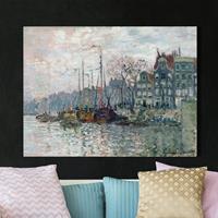 Bilderwelten Leinwandbild Kunstdruck Claude Monet - Kromme Waal Amsterdam