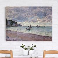 Bilderwelten Leinwandbild Kunstdruck Claude Monet - Küste von Pourville