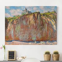 Bilderwelten Leinwandbild Kunstdruck - Querformat Claude Monet - Varengeville Morgenlicht