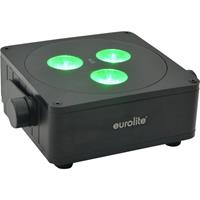 Eurolite 41700020 AKKU IP Flat Light 3 sw DMX LED-lichteffect Aantal LEDs:3 8 W