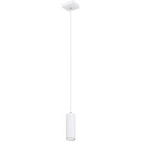 Globo Moderne hanglamp Robby - L:9cm - GU10 - Metaal - Wit
