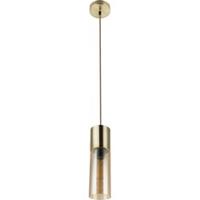 Globo Moderne hanglamp Annika - L:10.5cm - E27 - Metaal - Messing
