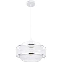 Globo Moderne hanglamp Vigatto - L:25cm - E27 - Metaal - Wit