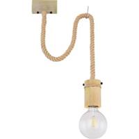 Globo Industriële hanglamp Fragno - L:13cm - E27 - Metaal - Zwart