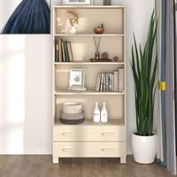 VidaXL Highboard Massivholz Kiefer Honigbraun 