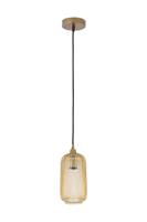 Ptmd Collection Juliet Hanglamp  16 x 16 x 37 cm  Glas  Goud