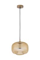Ptmd Collection Juliet Hanglamp  26 x 26 x 21 cm  Glas  Goud