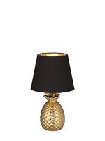 Reality Moderne Tafellamp Pineapple - Kunststof - Goud
