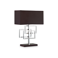 Ideal Lux Luxury - Tafellamp - Metaal - E27 - Chroom