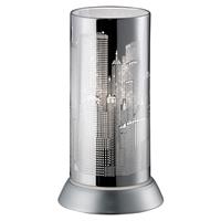 Reality Moderne Tafellamp  City - Metaal - Chroom