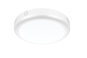 Tronix Plafondlamp wit rond LED 15W Tri-White Ø3000mm x 60mm IP65