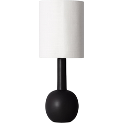 Bussandri Mediteraanse Tafellamp - Metaal - Mediterraans - E27 - L:28cm - Voor Binnen - Woonkamer - Eetkamer - Slaapkamer - Tafellampen - Zwart