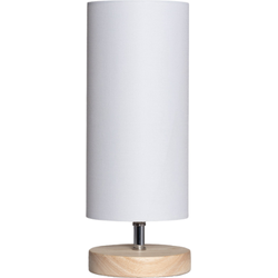 Bussandri Scandinavische Tafellamp - Metaal - Scandinavisch - E27 - L:12cm - Voor Binnen - Woonkamer - Eetkamer - Slaapkamer - Tafellampen - Wit