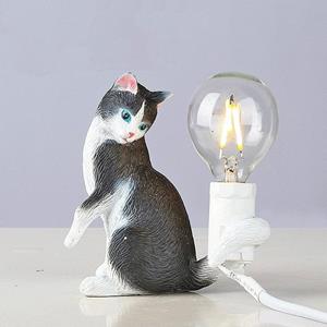 huismerk Cat Light Animal Table Lamp Mini Night Light Power Plug: EU Plug (Kijk naar de staart)