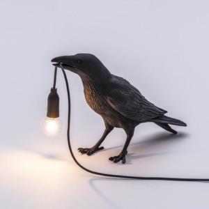 huismerk E12 LED Lucky Bird Wall Lamp Tafellamp voor slaapkamer Stijl:Staande Tafellamp stekker:EU Plug(Zwart)