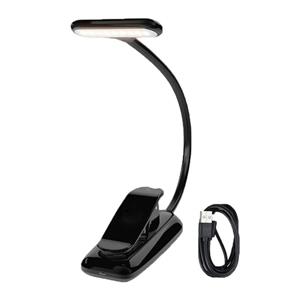 huismerk 8021 Mini-boek Clip Licht LED Muziek Score Oogbescherming Lezen Lamp