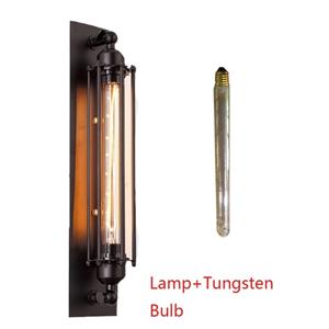 huismerk UV/LED E27 wand lamp American Country gangpad balkon industriële wind Iron Vintage Aidi groeiende fluit buiten bar licht met 4W Tungsten lamp