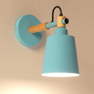 huismerk Trap gangpad bed slaapkamer muur lamp creatieve eenvoudige achtergrond restaurant Oblique vat Light AC 220V (blauw)