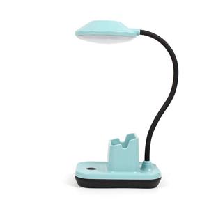 huismerk 2 PCS Slaapkamer Nachtkastje Dormitory Desk Studie Eye Potection Desk Lamp (FY7714 Blauw)