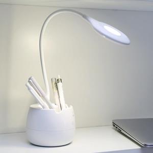 Deli 4326 Drie-versnellingen verstelbare Ring USB-oplaadpuntlamp met penhouder